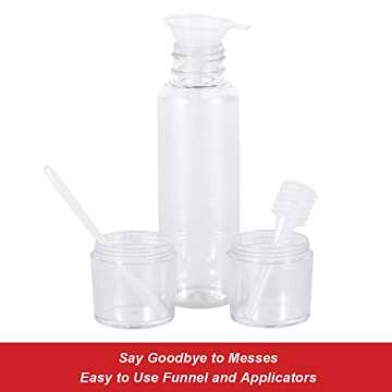 TSA Approved Clear Travel Toiletry Bag-Quart Sized with Zipper-Airport Airline Compliant Bag/Bottles-Men's/Women's 3-1-1 Kit (Makeup Dobber)