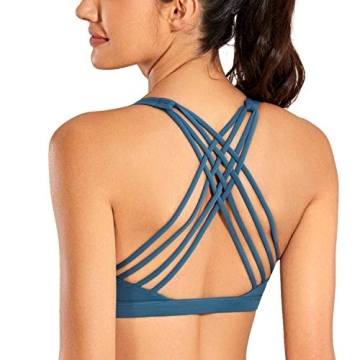 CRZ YOGA Strappy Sports Bra - Medium Support & Stylish