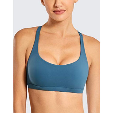 CRZ YOGA Strappy Sports Bra - Medium Support & Stylish