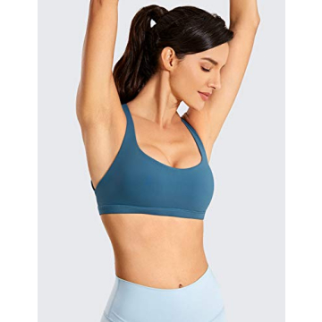 CRZ YOGA Strappy Sports Bra - Medium Support & Stylish