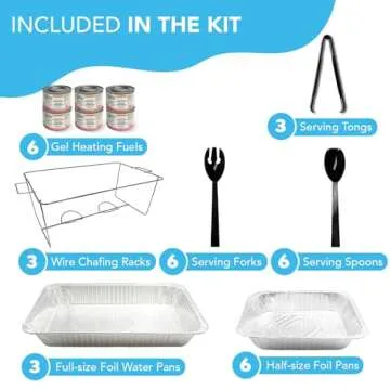 Essential 33 Piece Buffet Kit for Perfect Parties