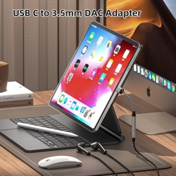 TIPSEAN USB C to 3.5mm Headphone Jack Adapter - 2 Pack