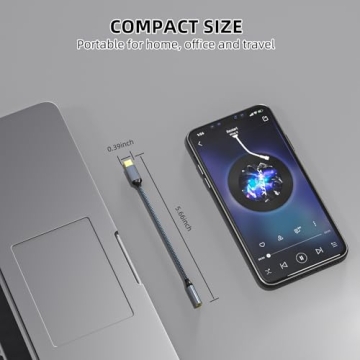 TIPSEAN USB C to 3.5mm Headphone Jack Adapter - 2 Pack