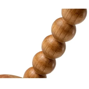 LONYKE Rustic Wood Drink Table for Small Spaces