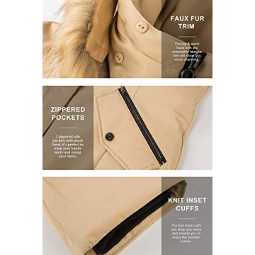 Orolay Women's Winter Down Coat with Fur Hood - Warm & Stylish