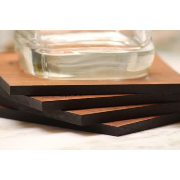 Personalized Coasters for Anniversary Gifts, Wedding Gifts, or Personalized Wooden Coster Sets | Choose Coaster Set Size (2, 4, 6, 8, 16) | Handmade Wooden Coasters for Drinks