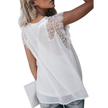 Sidefeel Women Crochet Lace Tank Top - Chic and Versatile