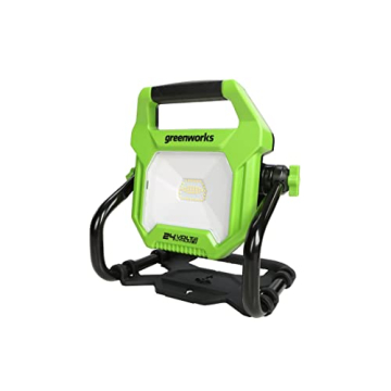 Greenworks 24V (AC/DC) 2000-Lumen LED Work Light - Ultimate Portable Lighting Solution