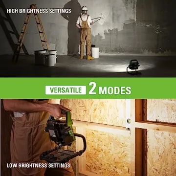 Greenworks 24V LED Work Light with 2000 Lumens and Tripod Mount