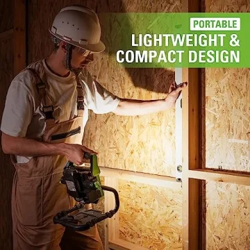 Greenworks 24V LED Work Light with 2000 Lumens and Tripod Mount