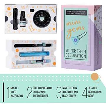 Teeth Gems Kit: Stylish Removable Tooth Jewelry