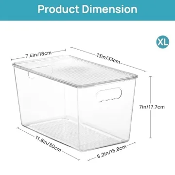 Vtopmart Stackable Storage Bins for Home Organization