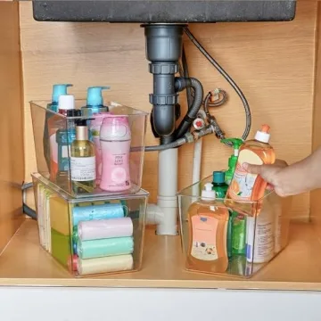 Vtopmart Stackable Storage Bins for Home Organization