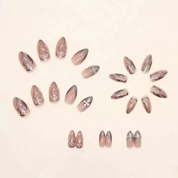 Stunning BABALAL Stiletto Press on Nails for Elegant Style