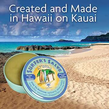 Island Soap Surfer's Salve - All Natural Skin Balm