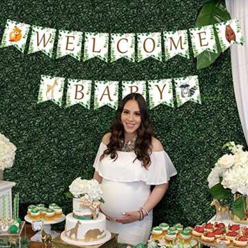 Woodland Welcome Baby Banner for Adorable Baby Showers