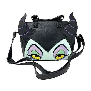 Loungefly Disney Maleficent Sleeping Beauty Crossbody Satchel Handbag Purse