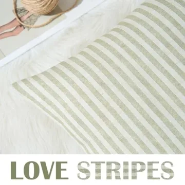 Stylish Jinchan Striped Pillow Covers for Elegant Homes