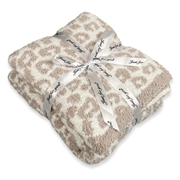 Soft Leopard Throw Blanket - Cozy, Lightweight, Reversible Cheetah Design