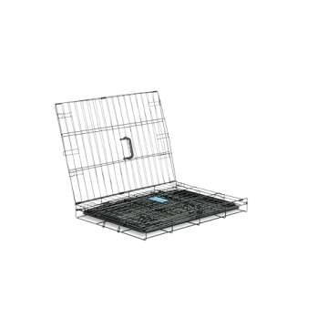 Carlson Pet Products SECURE AND FOLDABLE Single Door Metal Dog Crate, Small, 24.0"L x 18.0"W x 19.0"H