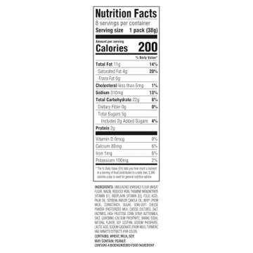 RITZ Cheese Sandwich Crackers, 112 Snack Packs (14 Boxes, 6 Crackers Per Pack)