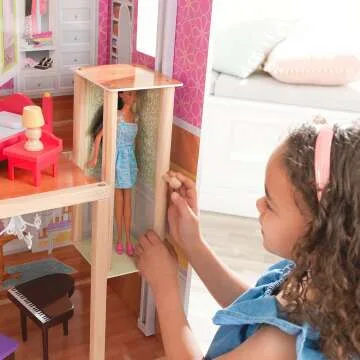 KidKraft Wooden Dollhouse with 34 Accessories