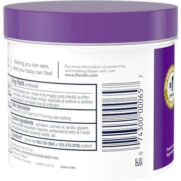 Desitin Maximum Strength Baby Diaper Rash Cream with 40% Zinc Oxide for diaper rash Relief & Prevention, 16 oz