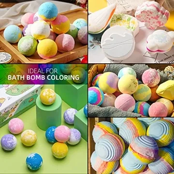 20 Vibrant Bath Bomb Soap Dyes - Safe & Easy to Use