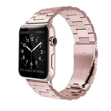 Simpeak Business Band for Apple Watch Stainless Steel Strap