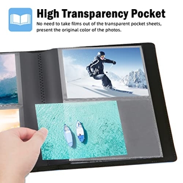 Elegant 4x6 Photo Album with Customizable Cover Window