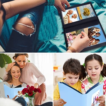 Elegant 4x6 Photo Album with Customizable Cover Window