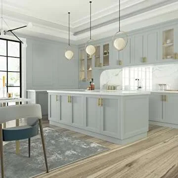 goldenwarm Brushed Brass Cabinet Pulls - Stylish Handles