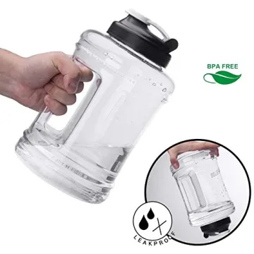 VENNERLI Reusable 64 OZ Water Jug BPA-Free Sports Bottle