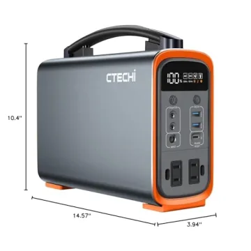 Portable Power Station 240Wh LiFePo4 for Camping