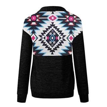 Voopptaw Women's Cozy Half Zip Sweatshirt for Casual Wear