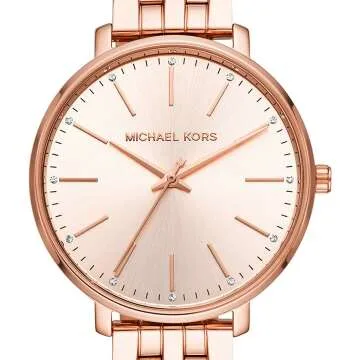 Michael Kors Pyper Three-Hand Stainless Steel Watch