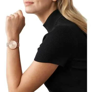 Michael Kors Pyper Three-Hand Stainless Steel Watch