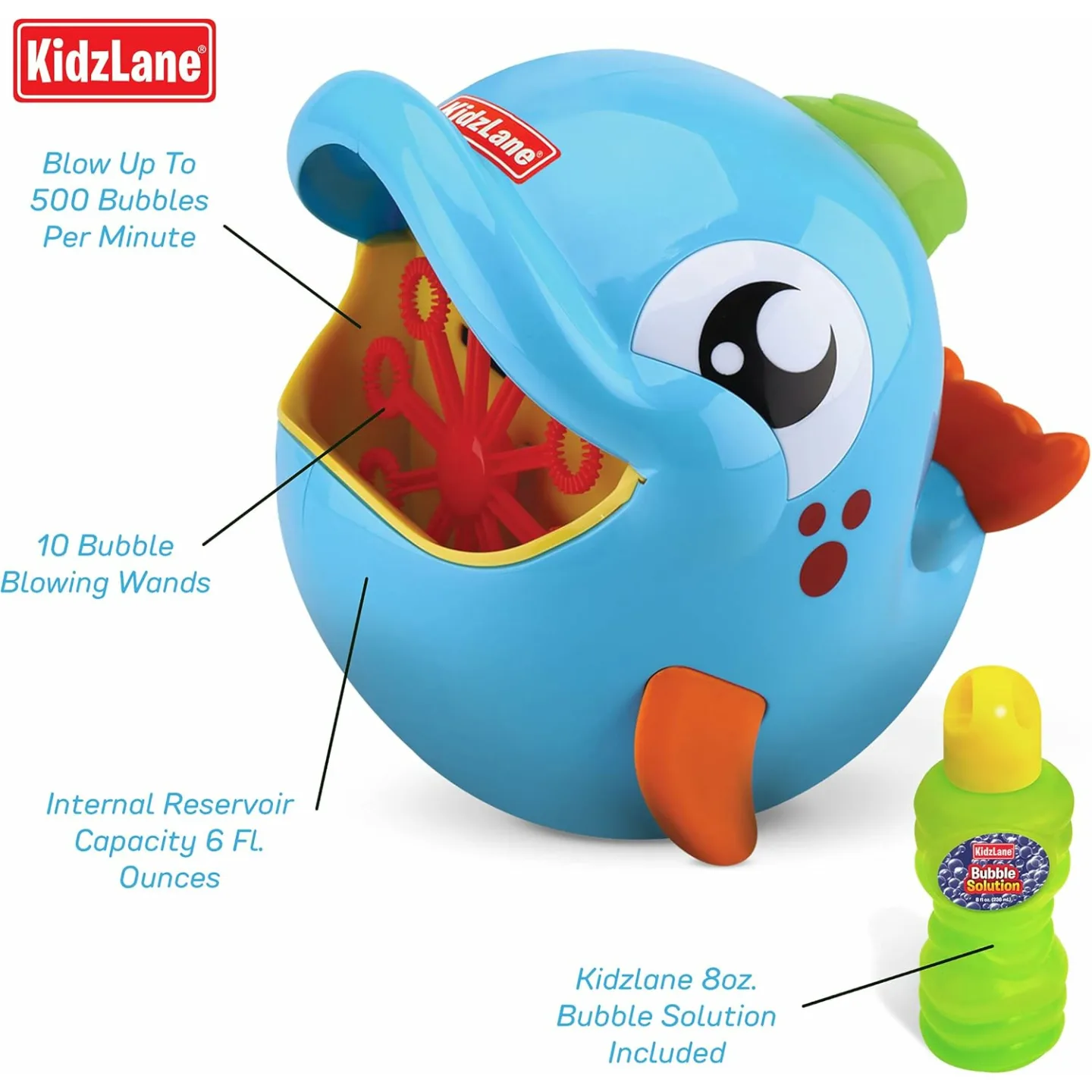 Kidzlane Bubble Maker Machine for Endless Fun