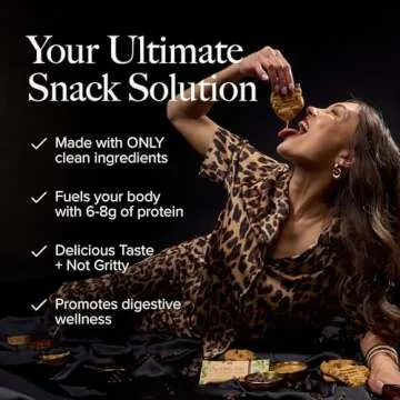 Truvani Plant Based Snack Bars | Peanut Butter Chocolate Chip | Vegan