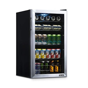 NewAir Beverage Refrigerator: Chills 126 Cans Efficiently