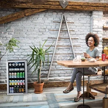 NewAir Beverage Refrigerator: Chills 126 Cans Efficiently