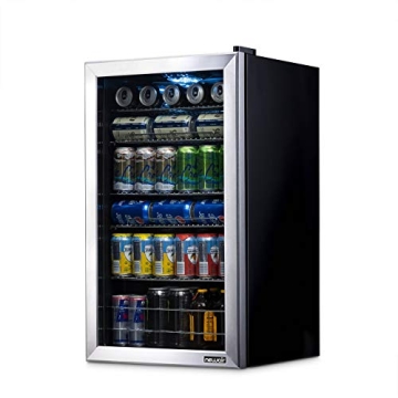 NewAir Beverage Refrigerator: Chills 126 Cans Efficiently