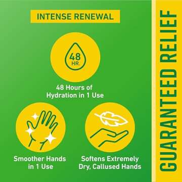 O'Keeffe's Working Hands Intense Renewal Hand Cream, 3oz Tube (Pack of 1) - Softens and Smooths Extremely Dry, Callused Hands