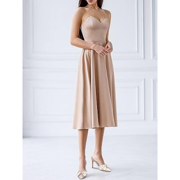 Coutgo Women's Elegant Bow Heels Mules for All Occasions