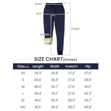 Stylish Yeokou Sherpa Lined Sweatpants for Women