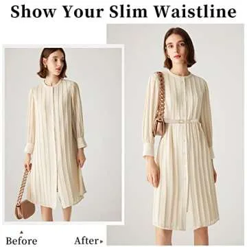 JASGOOD Women Skinny Elastic Belt Set for Stylish Outfits