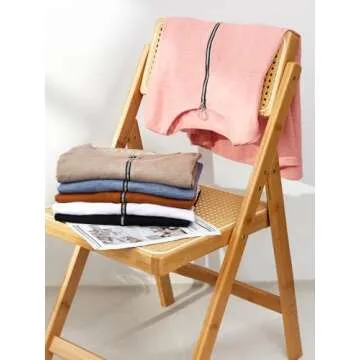 Fisoew Women's Casual Long Sleeve Tunic Tops - Stylish Comfort