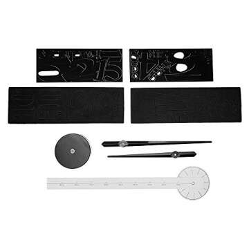 AOXLANT DIY Wall Clock, 3D Mirror Stickers Large Wall Clock Frameless Modern Design Large Watch Silent Home/Office/School Number Clock Decorations Gift (black3)