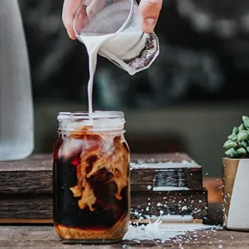 KAMOTA 12 oz Mason Jars with Lids, 24 Pack Set