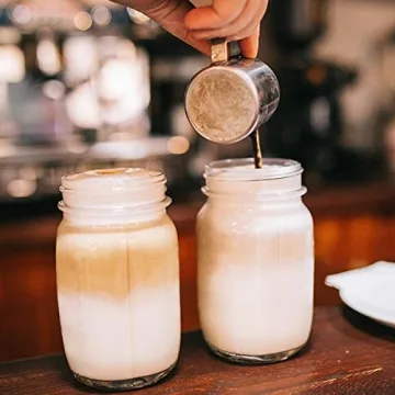 KAMOTA 12 oz Mason Jars with Lids, 24 Pack Set